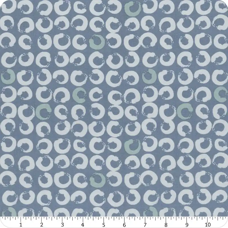 Bluish Deep Sea Bobbins Yardage | SKU# 1821-15 Factory Price