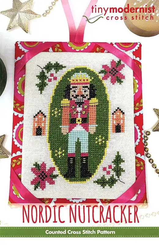 Brand New Nordic Nutcracker Cross Stitch Pattern | Tiny Modernist