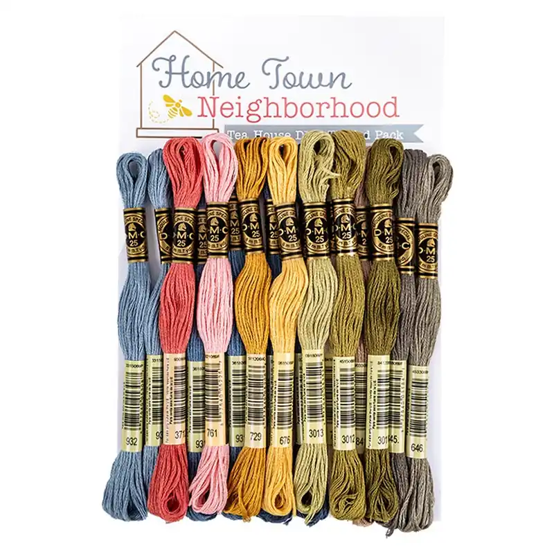 Lori Holt Home Town Neighborhood Tea House DMC Thread Pack | DMC Buy Direct