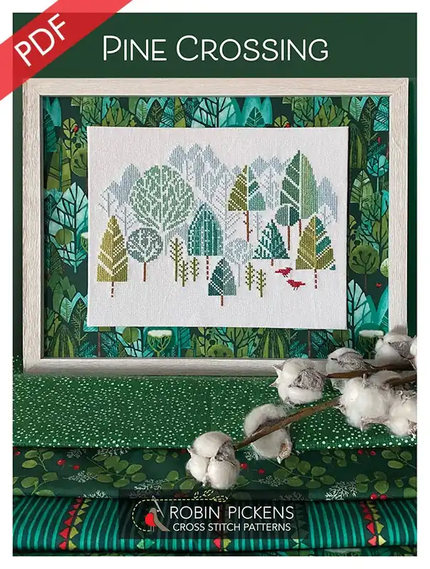 Direct From Factory Pine Crossing Downloadable PDF Cross Stitch Pattern | Robin Pickens