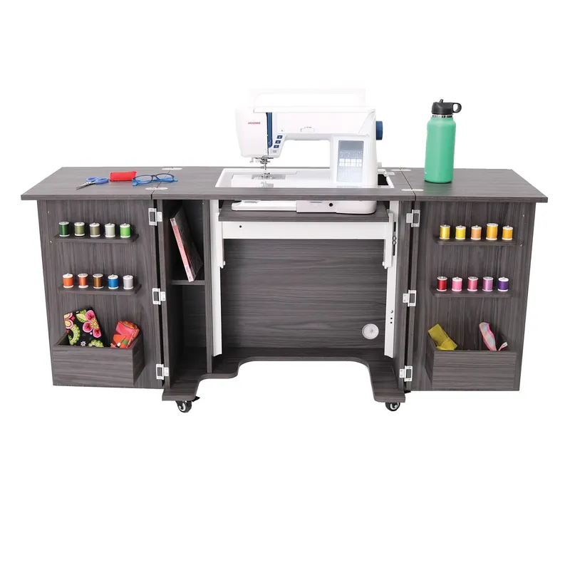 Gray Bandicoot Sewing Cabinet | Kangaroo Sewing Furniture #K8207 Crafted