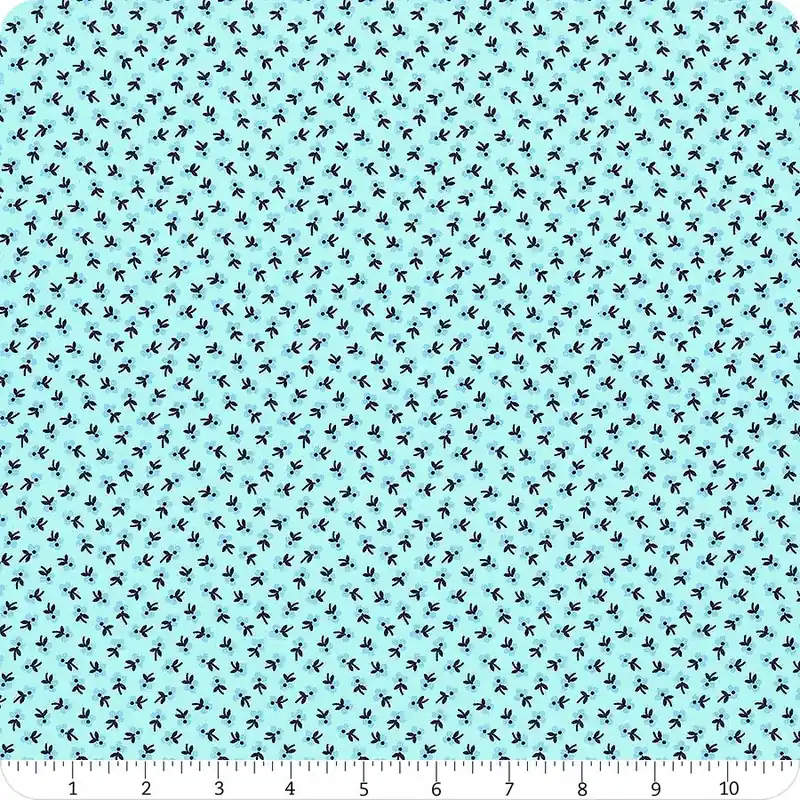Bonny Aqua Calico Yardage | SKU# 53646-13 Don’t Miss Out