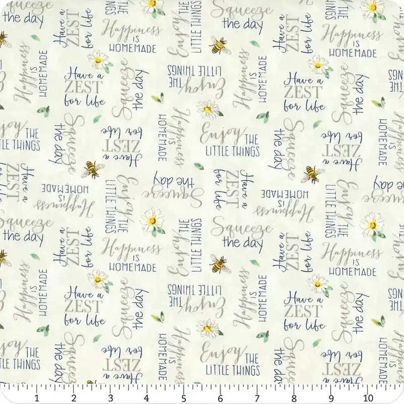 Zest for Life Gray Word Toss Yardage | SKU# 19158-994 Cheap