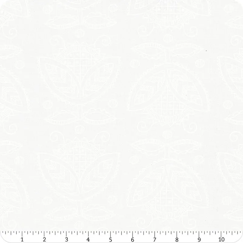 Seasonal Sale All My Heart White Valentine Thistles Yardage | SKU# C14141-WHITE