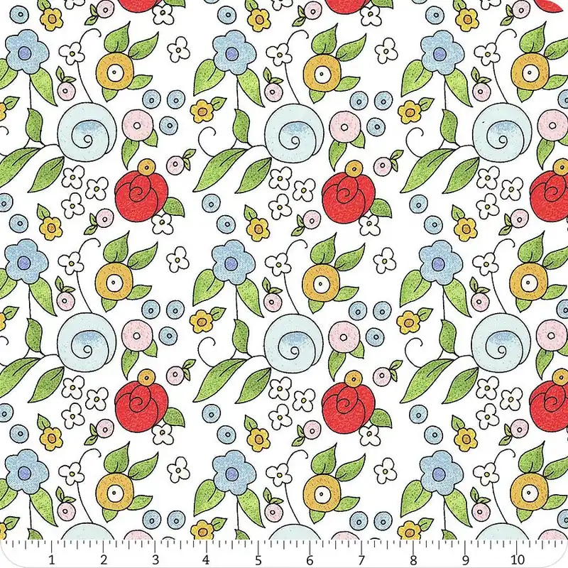 Factory Price All My Heart White Bouquet Toss Yardage | SKU# C14140-WHITE