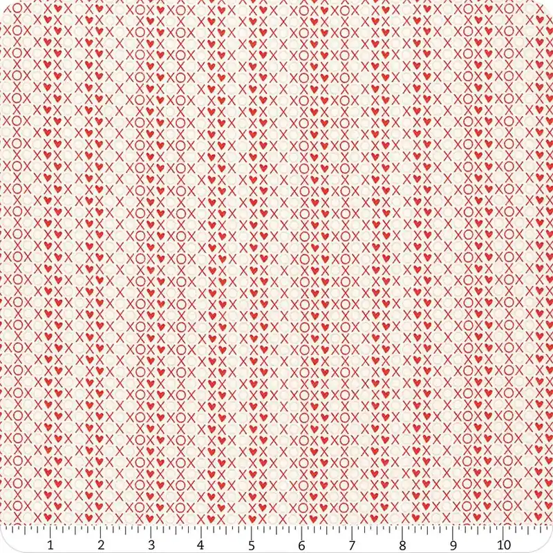 I Love Us Cream XOXO Yardage | SKU# C13969-CREAM Mega Sale